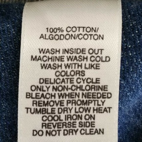 DKNY Jeans Two Toned Studded Denim Jacket Size L - Picture 12 of 12